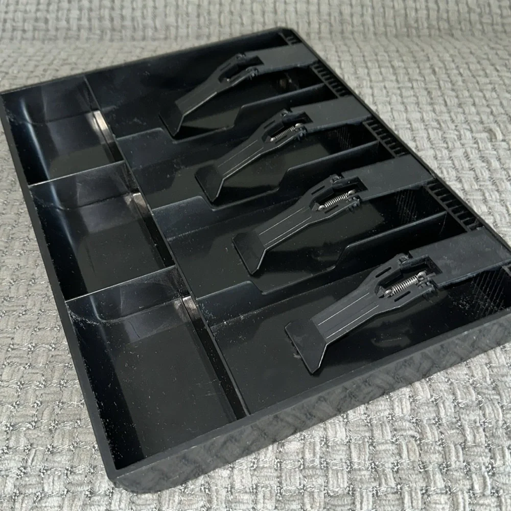 Cash drawer black tray